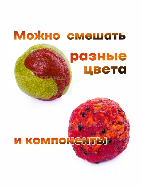 Рыболовный пластилин как прикормка в виде шаров
