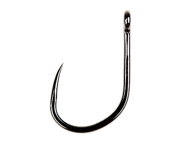 Крючки с колечком Owner Carp Iseama BL w/eye BC Size 2 Черный никель безбородые