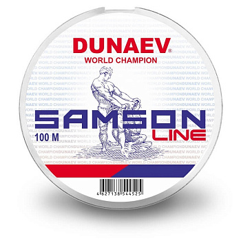 Леска Dunaev Samson  100м 3,8кг/0,20мм (Прозрачный) 