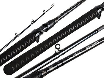 Спиннинг кастинговый Lucky John Black Sense BBS Cast 244 см. / 25-110гр (двухчастное)