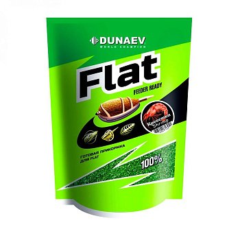 Прикормка методная Dunaev Flat Feeder Ready 1 кг (Креветка) 